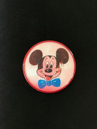 Walt Disney World Mickey Mouse Holograph Pin Vari - Vue Pictorial Productions Vtg