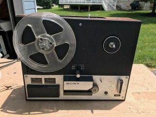 Vintage SONY Tapecorder TC - 250A Reel to Reel Tape Deck 2
