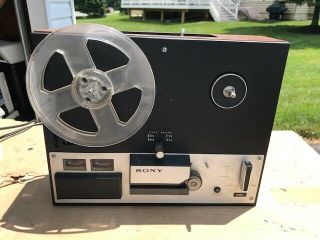 Vintage SONY Tapecorder TC - 250A Reel to Reel Tape Deck 4