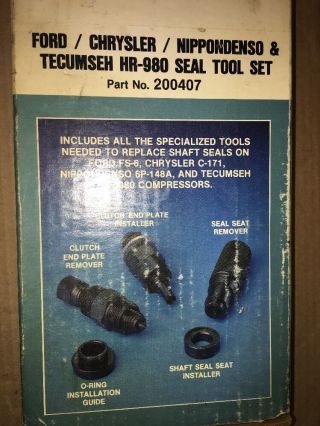 A/c Compressor Vintage Seal Kit 200407 Auto Tool