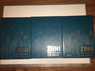 Zuni The Art And The People 3 Volume Set 1975 Ed & Barbara Bell
