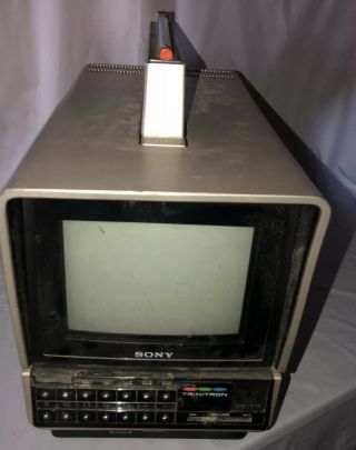 Sony Kv - 5200 Color Tv 5 " Vintage