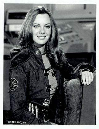 1979 Vintage Photo Actress Anne Lockhart Poses In " Battlestar Galactica " Tv Show
