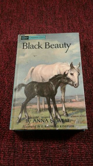 Vtg 1963 Companion Library Child Book Black Beauty By Anna Sewell