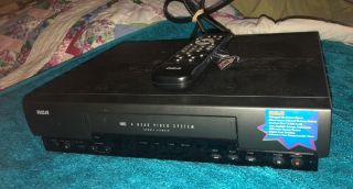 Rca Vr646hf Vcr Vhs Player Recorder With Remote Perfectly