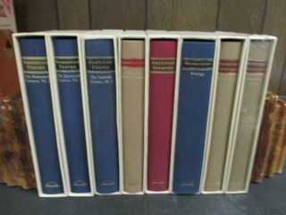 Library Of America 8 Vols.  Speeches,  Poetry,  Sermons,  Longfellow
