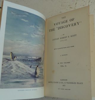 Vintage Book 1912 The Voyage Of The Discovery Vol Ii Captain F.  Scott Antarctic