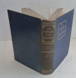 Vintage Book 1912 The Voyage of the Discovery Vol II Captain F.  Scott Antarctic 3