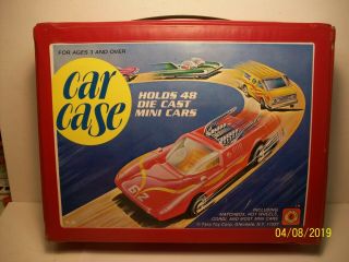 Vintage Tara Toy Corp.  Car Case - Holds 48 Cars