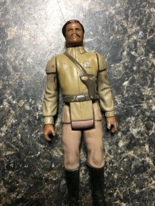 Vintage Star Wars Potf Lando Calrissian General Last 17 No Cape Or Blaster