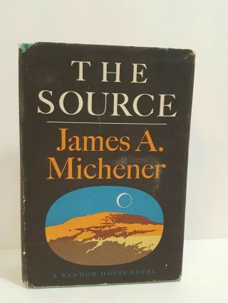 The Source By James A.  Michener Vintage Hardcover