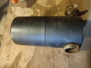 Vintage Briggs And Stratton Gasoline Engine Gas Tank With Glass Fuel Valve. 5