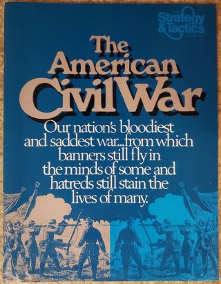 Vintage Strategy & Tactics,  Wargame 43,  The American Civil War,  Unpunched