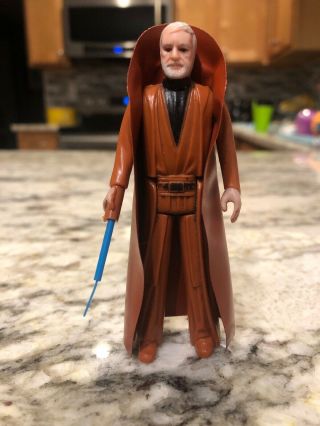 Vintage 1977 Star Wars First 12 Ben Obi - Wan Kenobi Complete Lightsaber Hong Kong