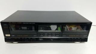 Fisher Cr - W918 Studio Standard Stereo Double Cassette Tape Deck Recorder/player
