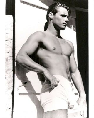 Gay: Vintage 2000s Semi - Nude Male 8x10 Photo Underwear Hottie 2 Jim Stryker Q7