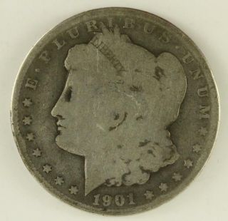 Vintage Coin Us Currency 90 Silver Morgan $1 Dollar 1901 - S