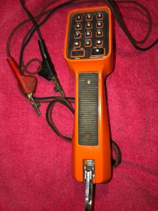 Vintage Telephone Butt Test Set At&t Linesmen Phone Line Tester