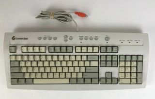 Vintage Gateway 2000 Ps/2 Keyboard 104 - Key 7000598 6 Pin - Great