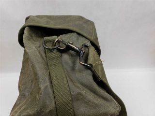 Vintage US Military Canvas Radio Bag w/Strap CW - 189/GR Transport Storage Carry 5