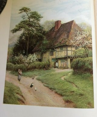 Old English Country Cottages 1906 Edition Ed.  Charles Holme Color Illustrations