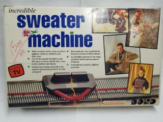 Vintage Incredible Sweater Machine Bond Knitting Complete England Vintage