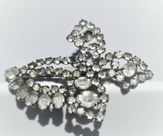 Brooch Vintage,  Brooch With Crystal Crystals From 1940s Usa