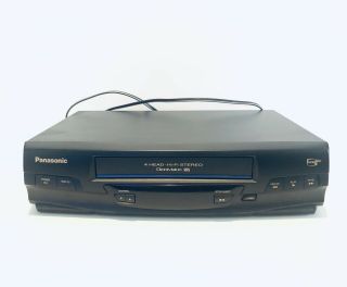 Panasonic Pv - V4520 4 - Head Hi - Fi Vcr - Black