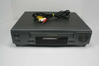 Sony Vhs Player Slv - 662hf 4 Head Hi - Fi Stereo Vcr Video Cassette Vhs Recorder.