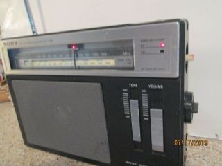 Sony ICF - S5W AM/FM Radio.  With Area Select. 2