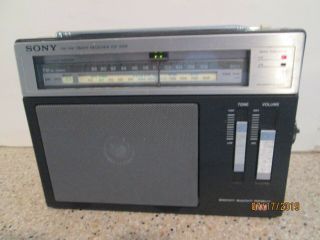 Sony ICF - S5W AM/FM Radio.  With Area Select. 3