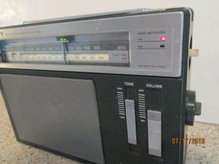 Sony ICF - S5W AM/FM Radio.  With Area Select. 4