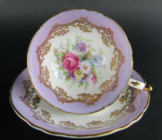 Vintage Paragon Teacup And Saucer - Stunning Lilac Color