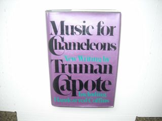 Truman Capote Music For Chameleons First Edition 1980
