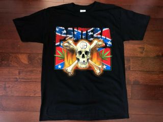 Vintage Deadstock Pantera 2000 Cowboys From Hell L Concert Tee Tour T Shirt Cfh