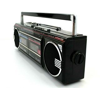 Vintage JVC RC - W40 Boombox Stereo Radio Dual Cassette AM - FM 3