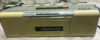 Vintage Realistic Am / Fm Stereo Radio Cassette Boom Box Scr - 34 Cat 14 - 752a