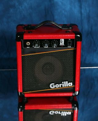 Gorilla Gg - 20 Vintage Guitar Amp Amplifier 20 Watts.  Custom Sparkle Red