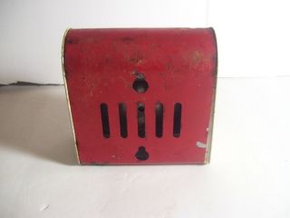 Vintage Westclox Metal Red and White Kitchen Timer 60 Minutes Still 3