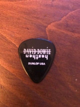 David Bowie Guitar Pick - Vintage Heathen Tour 2002 - David 