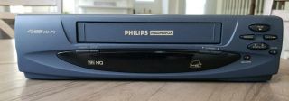 Philips Magnavox Vra411at22 Vcr Player Vhs Recorder No Remote