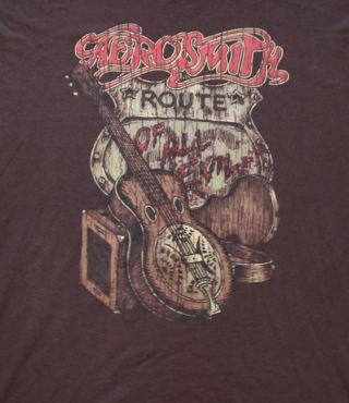Vintage 2006 Aerosmith Route Of All Evil Concert T Shirt