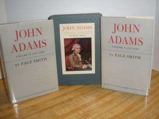 John Adams Page Smith First Edition 2 Volumes American History Presidents