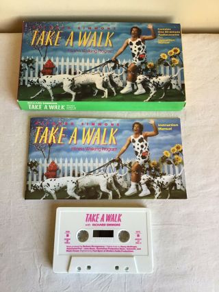 Vintage 1990 Richard Simmons Take A Walk Fitness Walking Audio Book Cassette