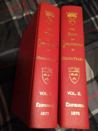 The Book Of Carlaverock By William Fraser Vol 1 & 2 1988 Number 197 Genealogy