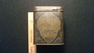Vintage Collectible Tea Tin - Orange Pekoe - Advertising - James Butler - W/ Lid