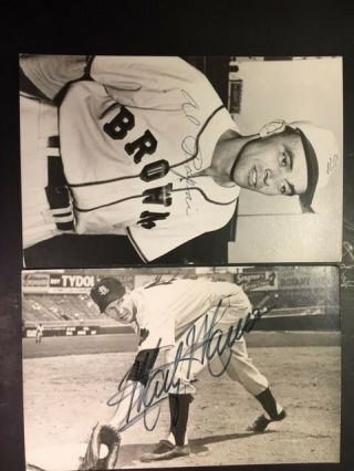 Marty Marion St Louis Browns Signed Vintage Postcard 1940s Jsa Pre - Certified