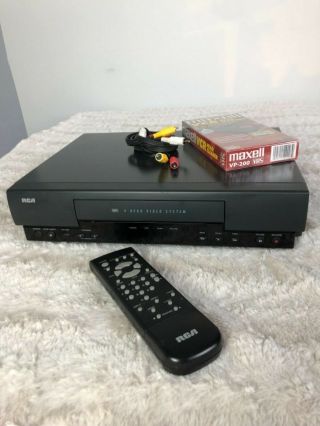 RCA VR503A 4 - Head VHS VCR Video Cassette Recorder Player with remote 2