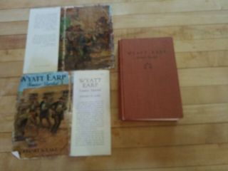 Wyatt Earp,  Frontier Marshall Dust Jacket Remnants By Lake,  Stuart,  Special Ed.