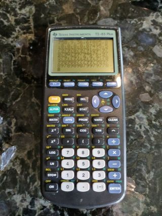 Texas Instruments Ti - 83 Plus Graphing Calculator AND TI - 86 7